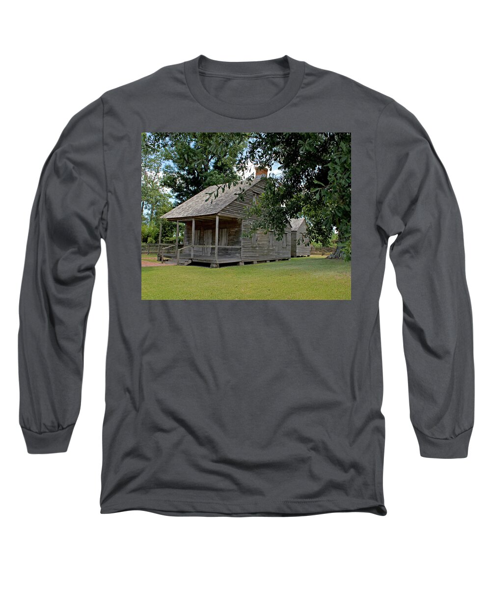 Cajun Long Sleeve T-Shirt featuring the photograph Old Cajun Home by Judy Vincent