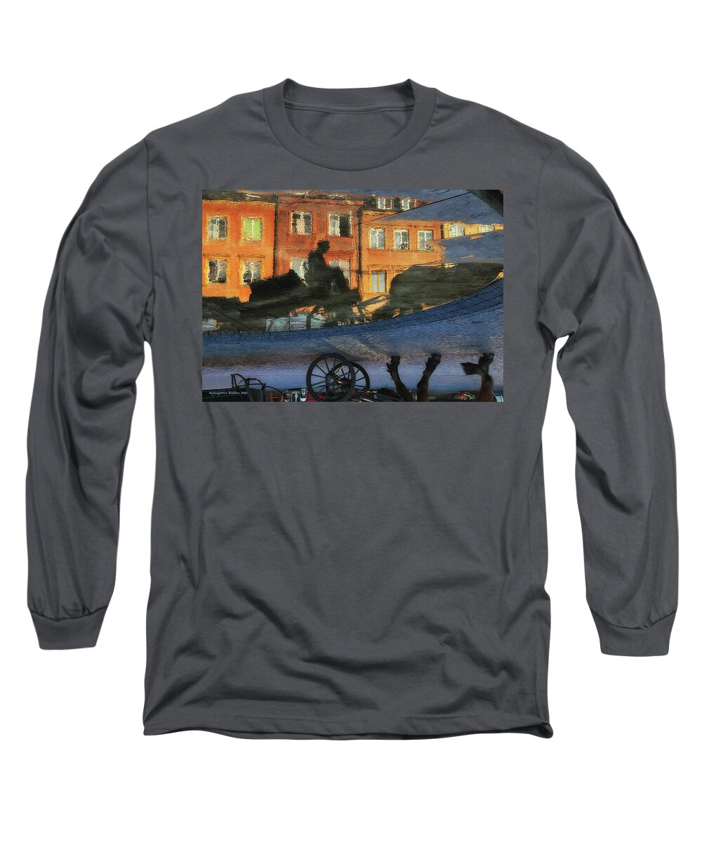 Old Town Long Sleeve T-Shirt featuring the photograph Old Town in Warsaw #12 by Aleksander Rotner