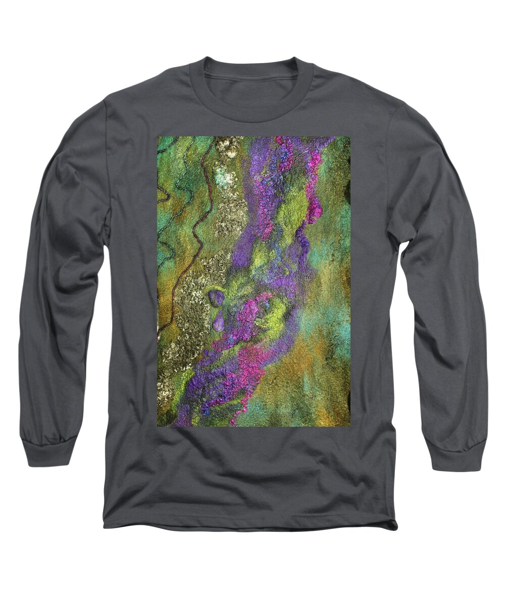 Russian Artists New Wave Long Sleeve T-Shirt featuring the photograph Olive Garden with Lavender by Marina Shkolnik