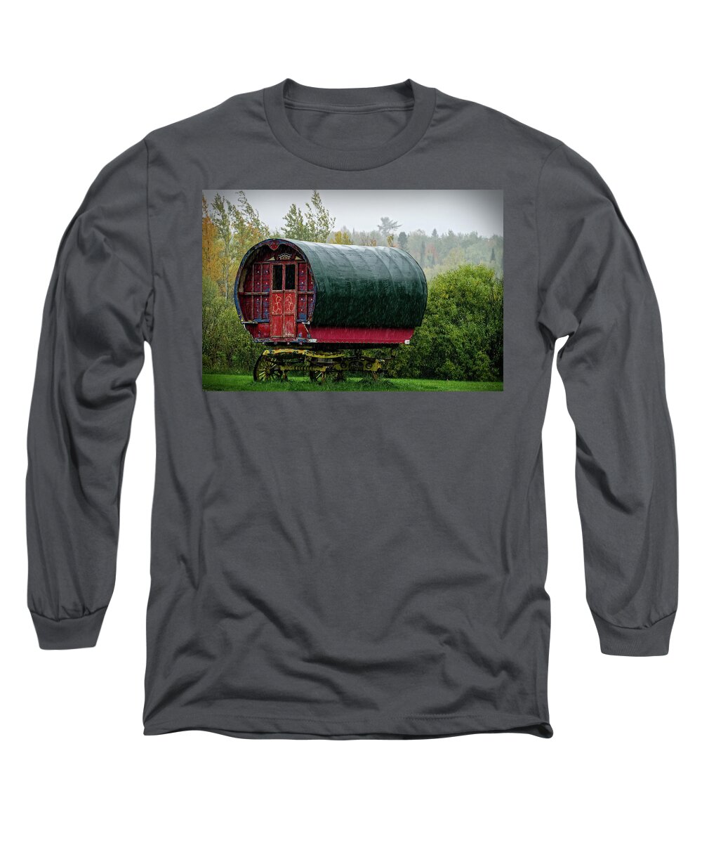 Canada Long Sleeve T-Shirt featuring the photograph On the road by Kristine Hinrichs