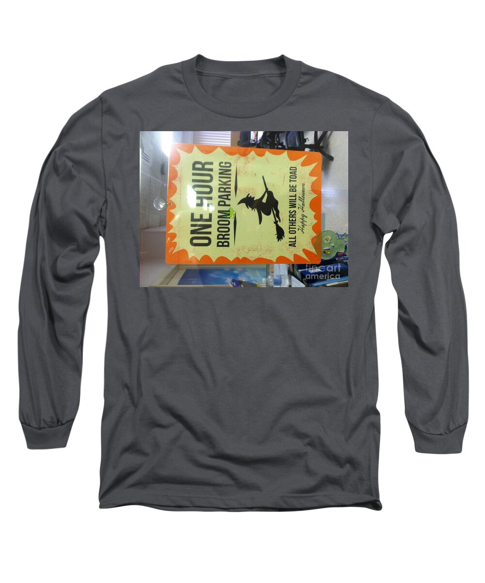 Parking Long Sleeve T-Shirt featuring the photograph One Hour Parking by Jim Goodman