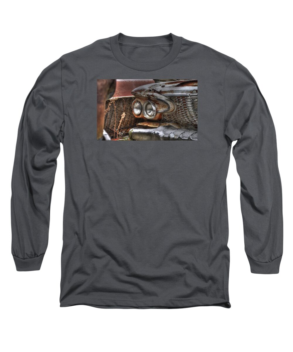 Salvage Yard Long Sleeve T-Shirt featuring the photograph One on you by Craig Incardone