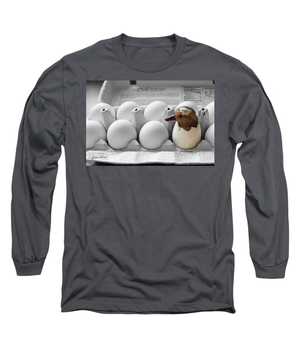 Chicken Long Sleeve T-Shirt featuring the photograph Oops by Jackson Pearson