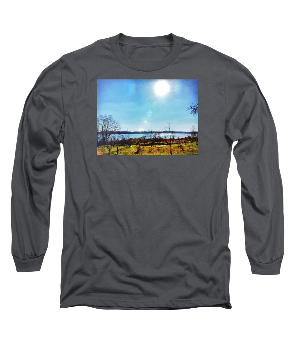 Water Long Sleeve T-Shirt featuring the photograph Otter Point Creek by Chris Montcalmo