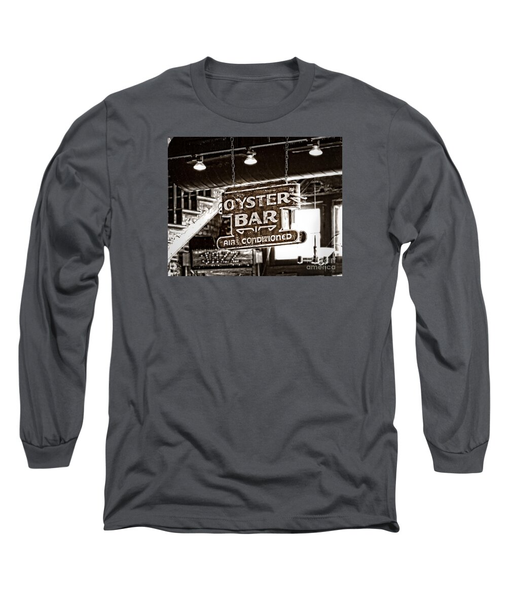 New Orleans Long Sleeve T-Shirt featuring the photograph Oyster Bar by Jarrod Erbe