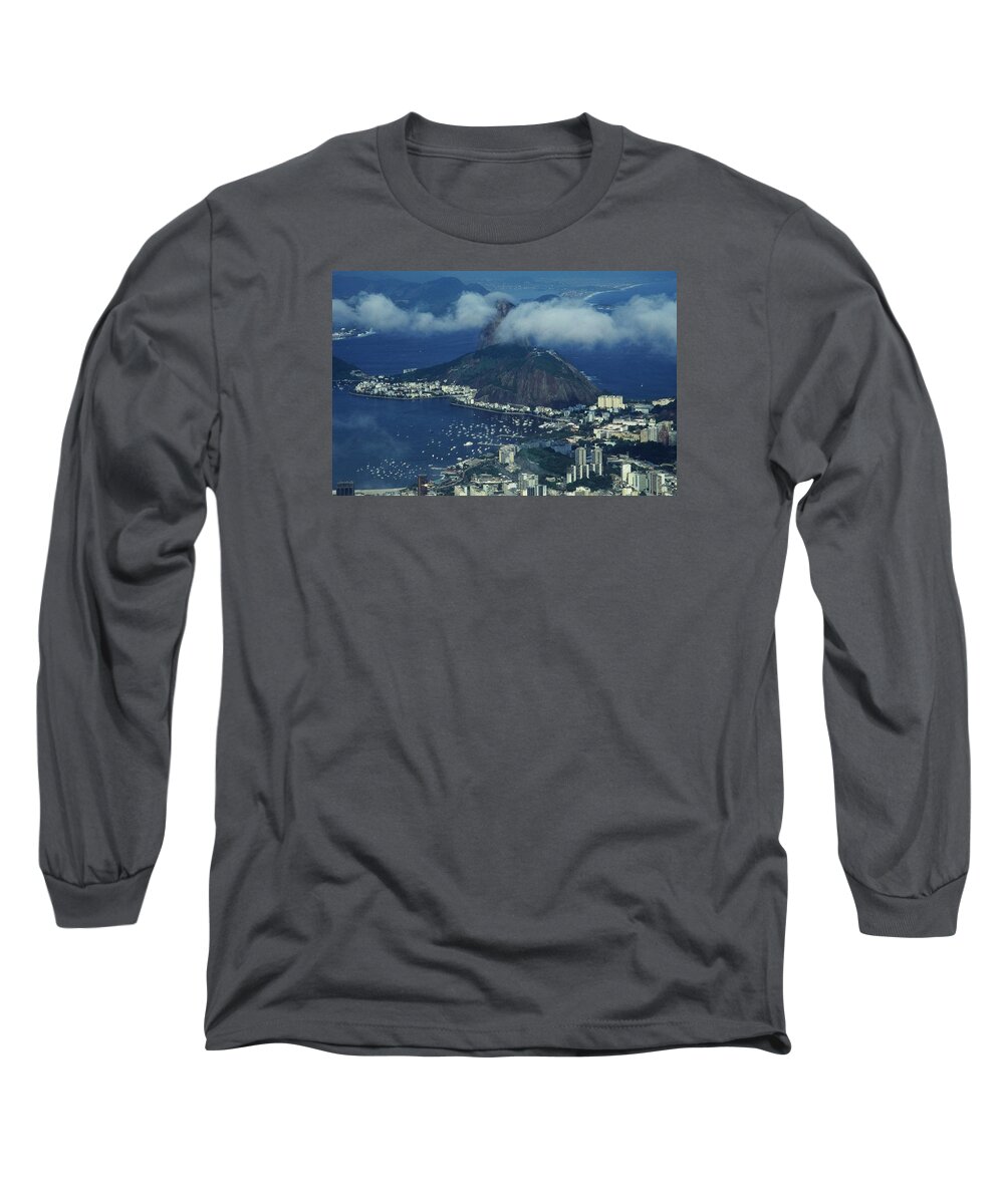 South America Long Sleeve T-Shirt featuring the photograph Pan de Azucar - Rio de Janeiro by Juergen Weiss