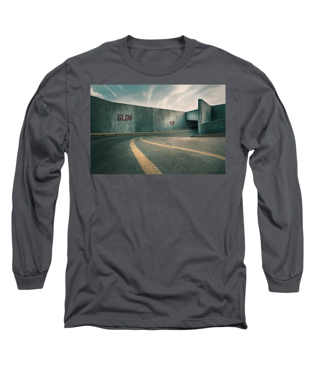 Parking Garage Long Sleeve T-Shirt featuring the photograph Parking Garage at the End of the World by Scott Norris