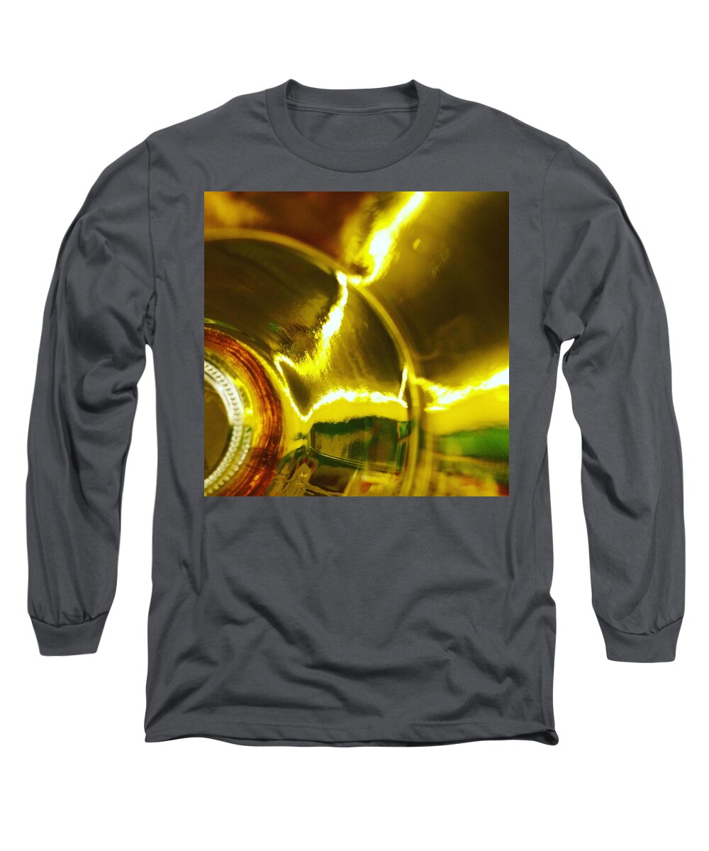 Gold Long Sleeve T-Shirt featuring the digital art Patch #502 by Scott S Baker