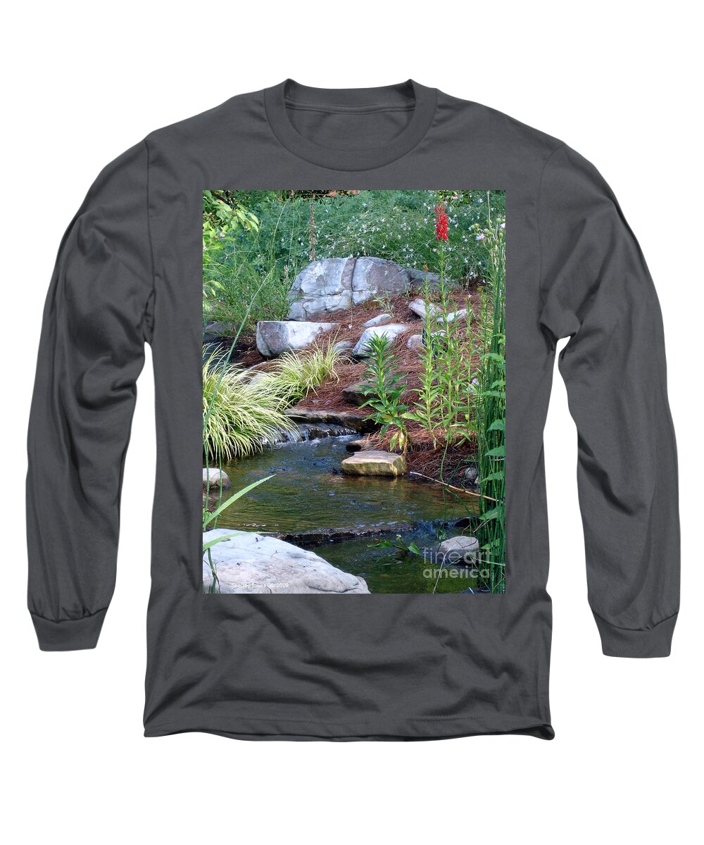 Landscape Long Sleeve T-Shirt featuring the photograph Peaceful by Shelley Jones