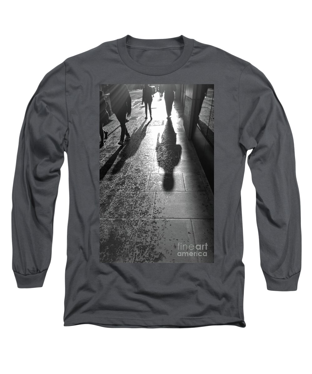 Street Long Sleeve T-Shirt featuring the photograph People by Jasna Buncic