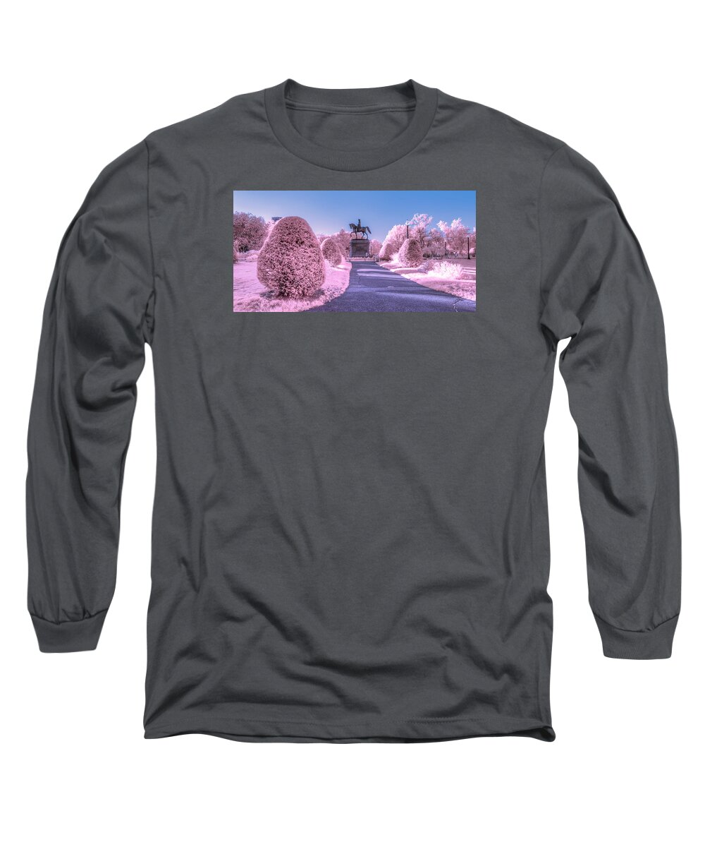 Boston Long Sleeve T-Shirt featuring the photograph Pink Garden by Bryan Xavier