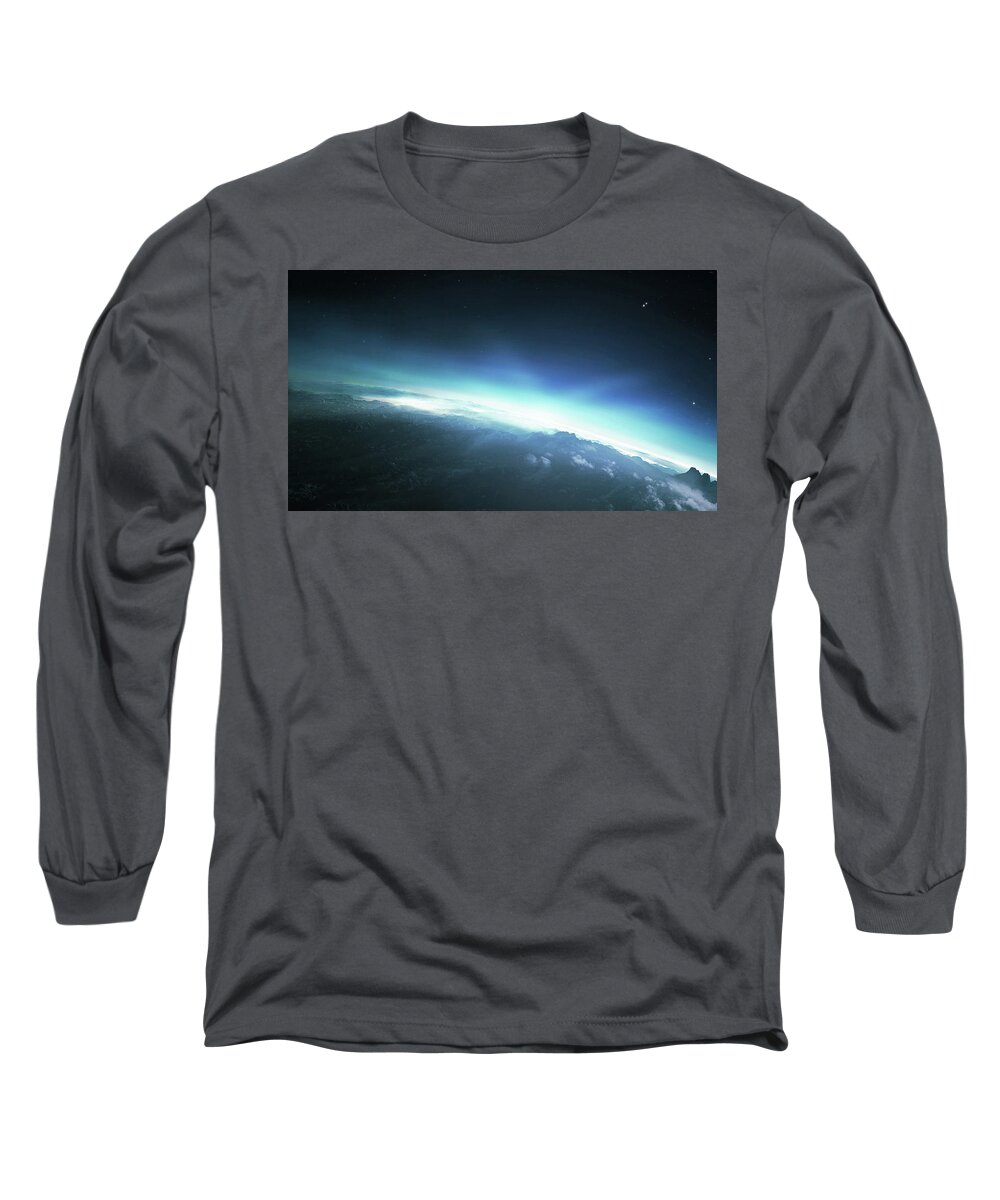Planetscape Long Sleeve T-Shirt featuring the photograph Planetscape by Jackie Russo