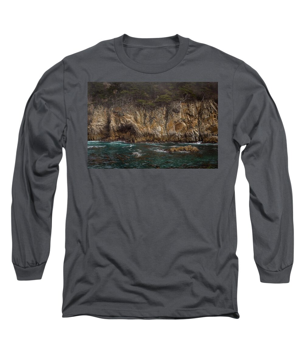 California Long Sleeve T-Shirt featuring the photograph Point Lobos by Gary Migues