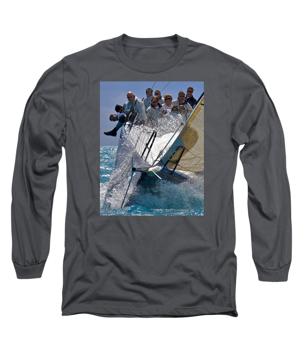 Miami Long Sleeve T-Shirt featuring the photograph Point by Steven Lapkin