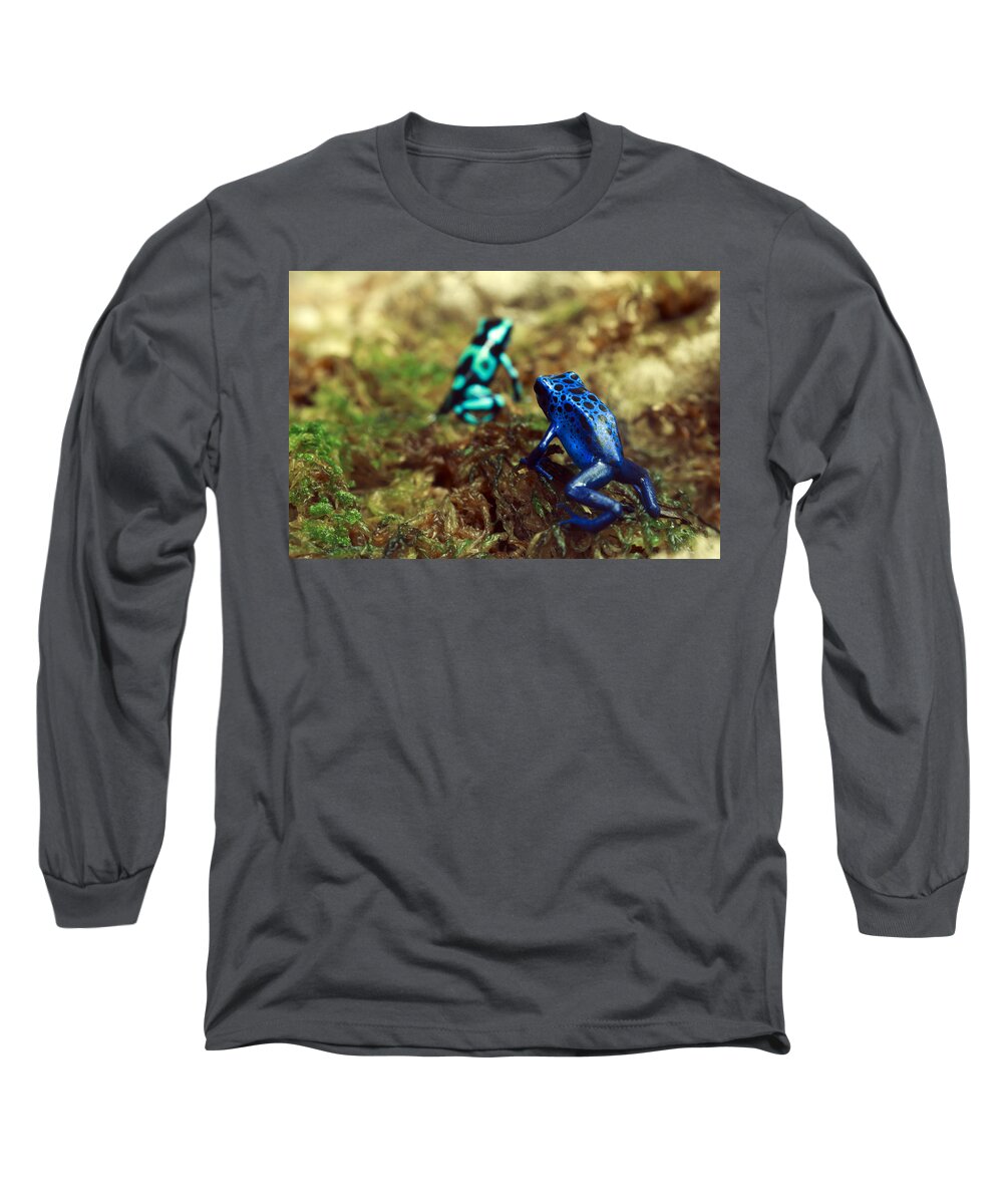 Poison Long Sleeve T-Shirt featuring the photograph Poison Dart Frogs by Travis Rogers