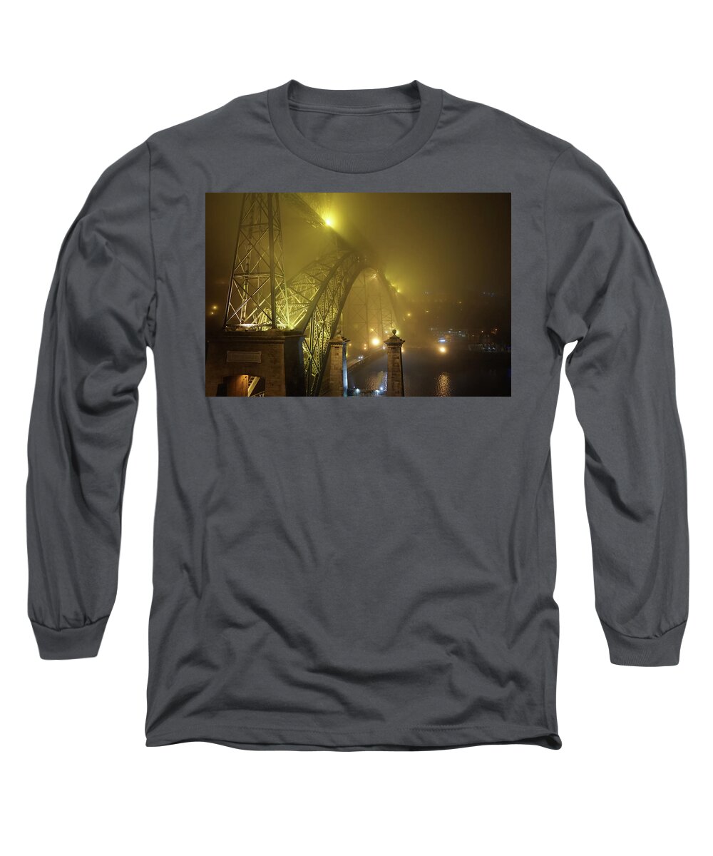 Brige Long Sleeve T-Shirt featuring the photograph Ponte D Luis I by Piotr Dulski