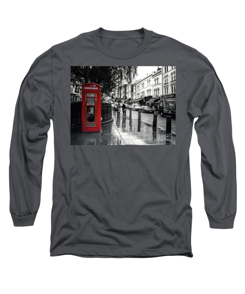 Portobello Road Long Sleeve T-Shirt featuring the photograph Portobello Road London by Lynn Bolt