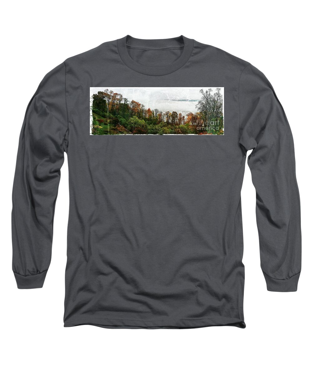 Potomac Long Sleeve T-Shirt featuring the photograph Potomac Overlook by Kathy Strauss