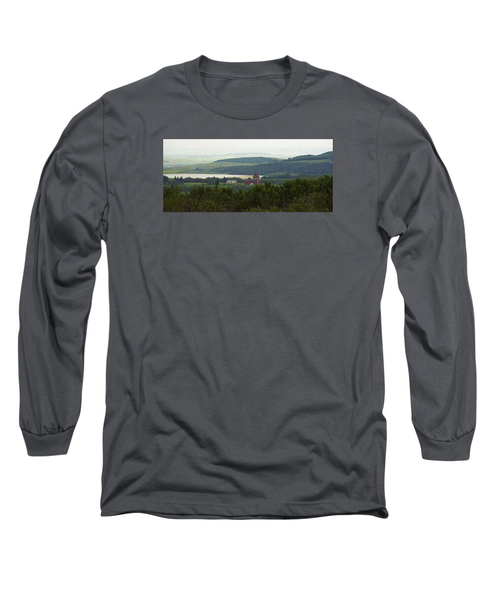 Hills Long Sleeve T-Shirt featuring the photograph Prongy Hill by Ellery Russell