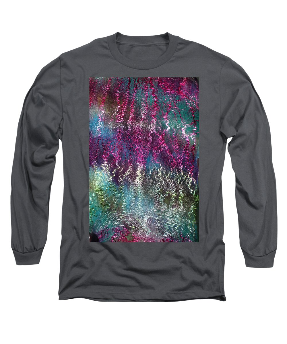 Russian Artists New Wave Long Sleeve T-Shirt featuring the photograph Purple Rainbow 1 by Marina Shkolnik