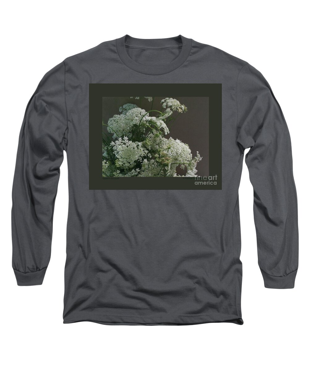 Flower Long Sleeve T-Shirt featuring the photograph Queen's Bouquet by Patricia Overmoyer