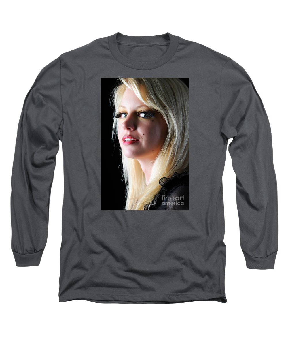 Glamour Photographs Long Sleeve T-Shirt featuring the photograph Radiant by Robert WK Clark