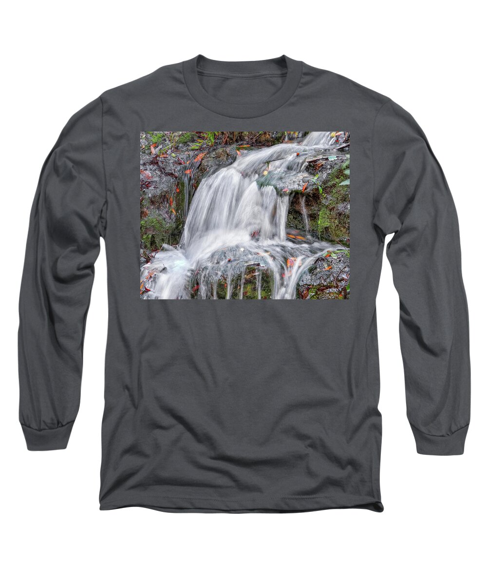 Water Fall Long Sleeve T-Shirt featuring the photograph Rain Out by Dennis Dugan