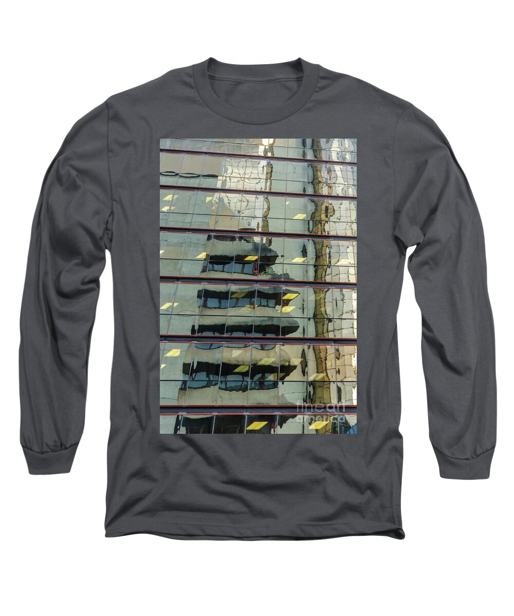 Glass Long Sleeve T-Shirt featuring the photograph Reflecting Eagle 5 by Werner Padarin