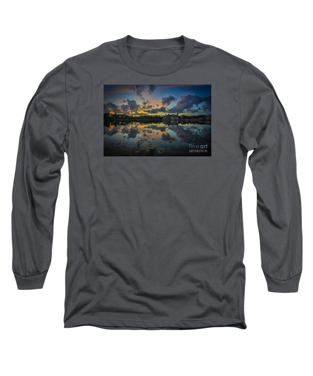 Celebration Long Sleeve T-Shirt featuring the photograph Reflection 7 by Mina Isaac