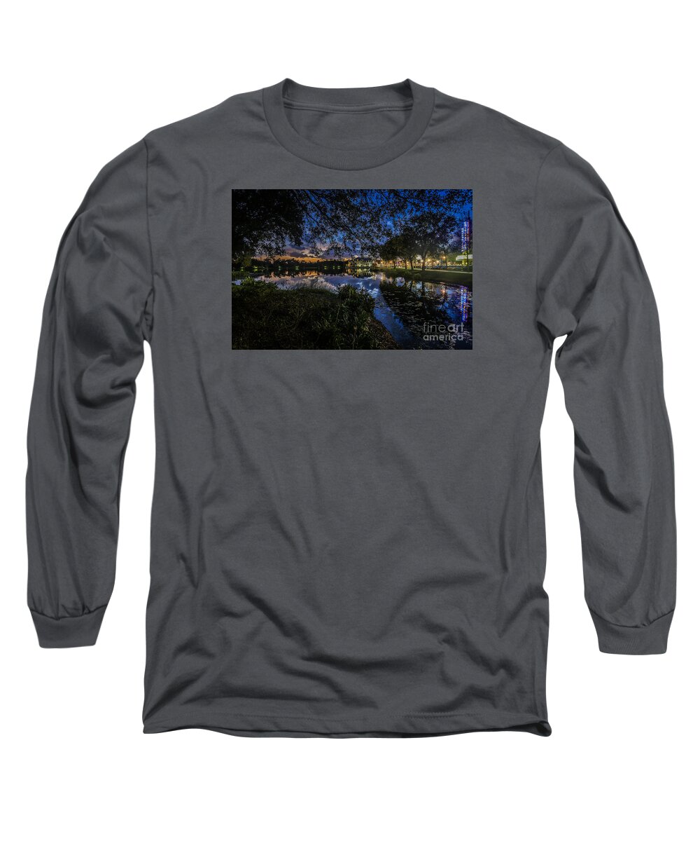 Celebration Long Sleeve T-Shirt featuring the photograph Reflection 9 by Mina Isaac