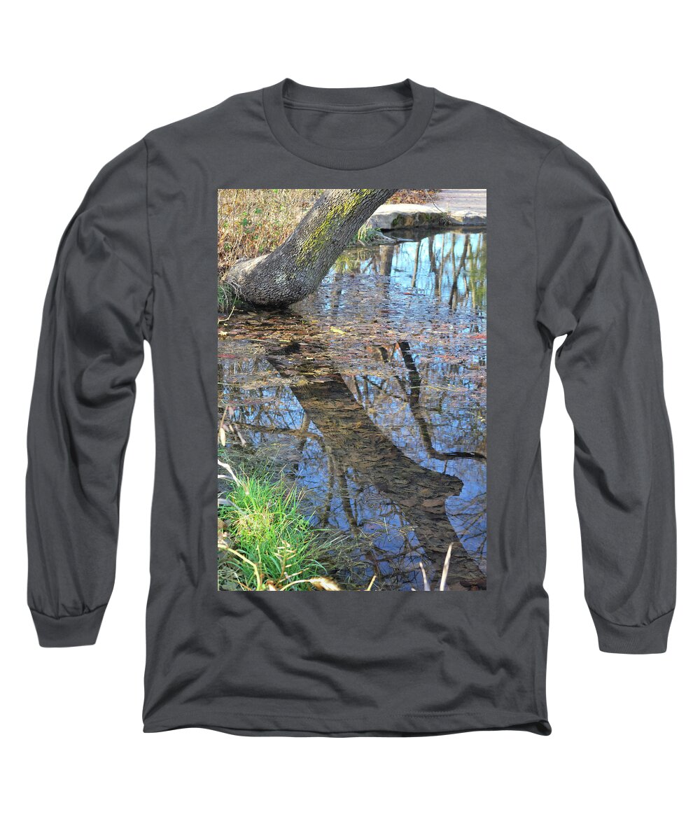 Pond Long Sleeve T-Shirt featuring the photograph Reflections I by Ron Cline