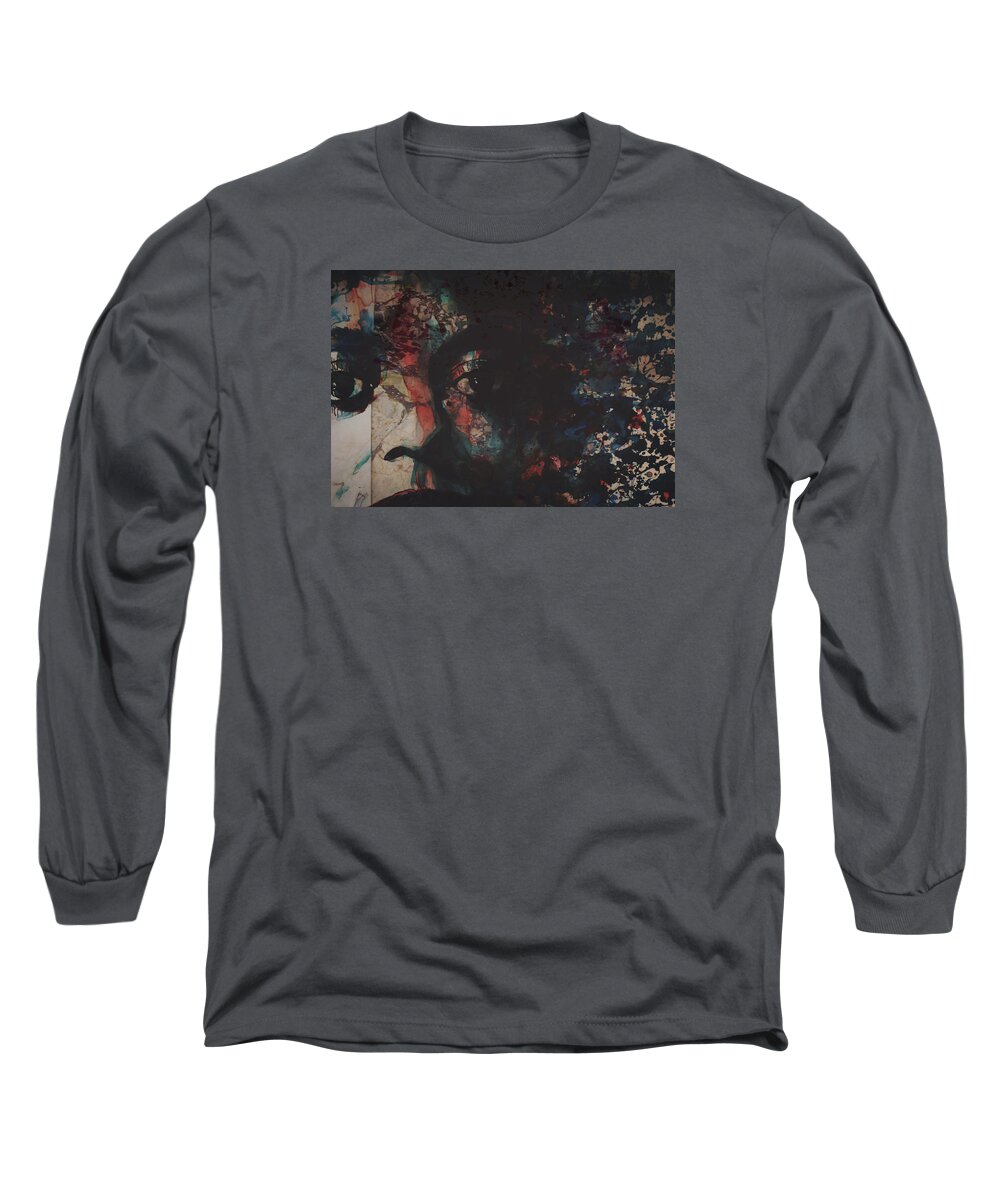 Diana Ross Long Sleeve T-Shirt featuring the painting Remember Me by Paul Lovering