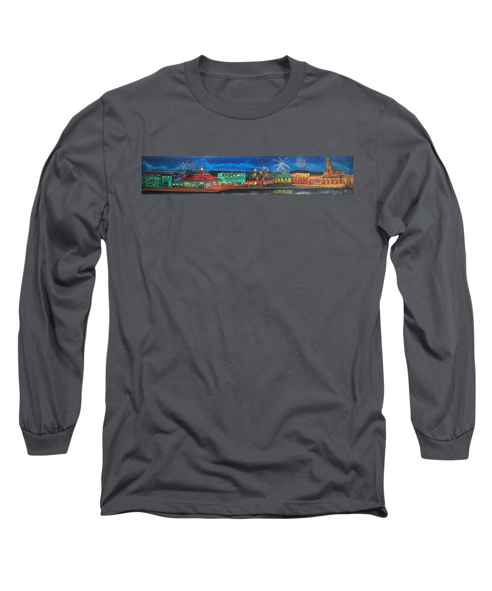Asbury Art Long Sleeve T-Shirt featuring the painting Remember When by Patricia Arroyo