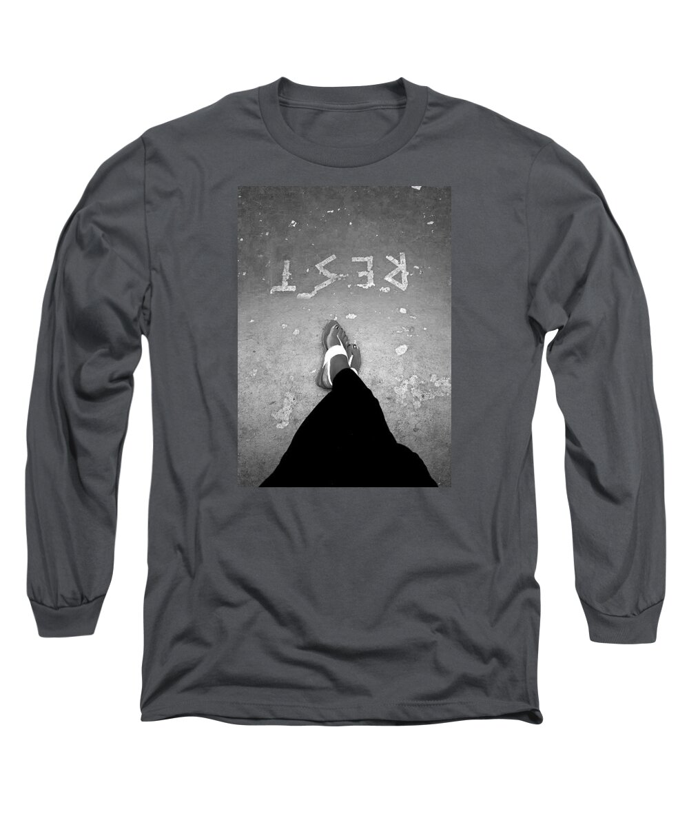 Photograph Long Sleeve T-Shirt featuring the photograph Rest by Maria Aduke Alabi
