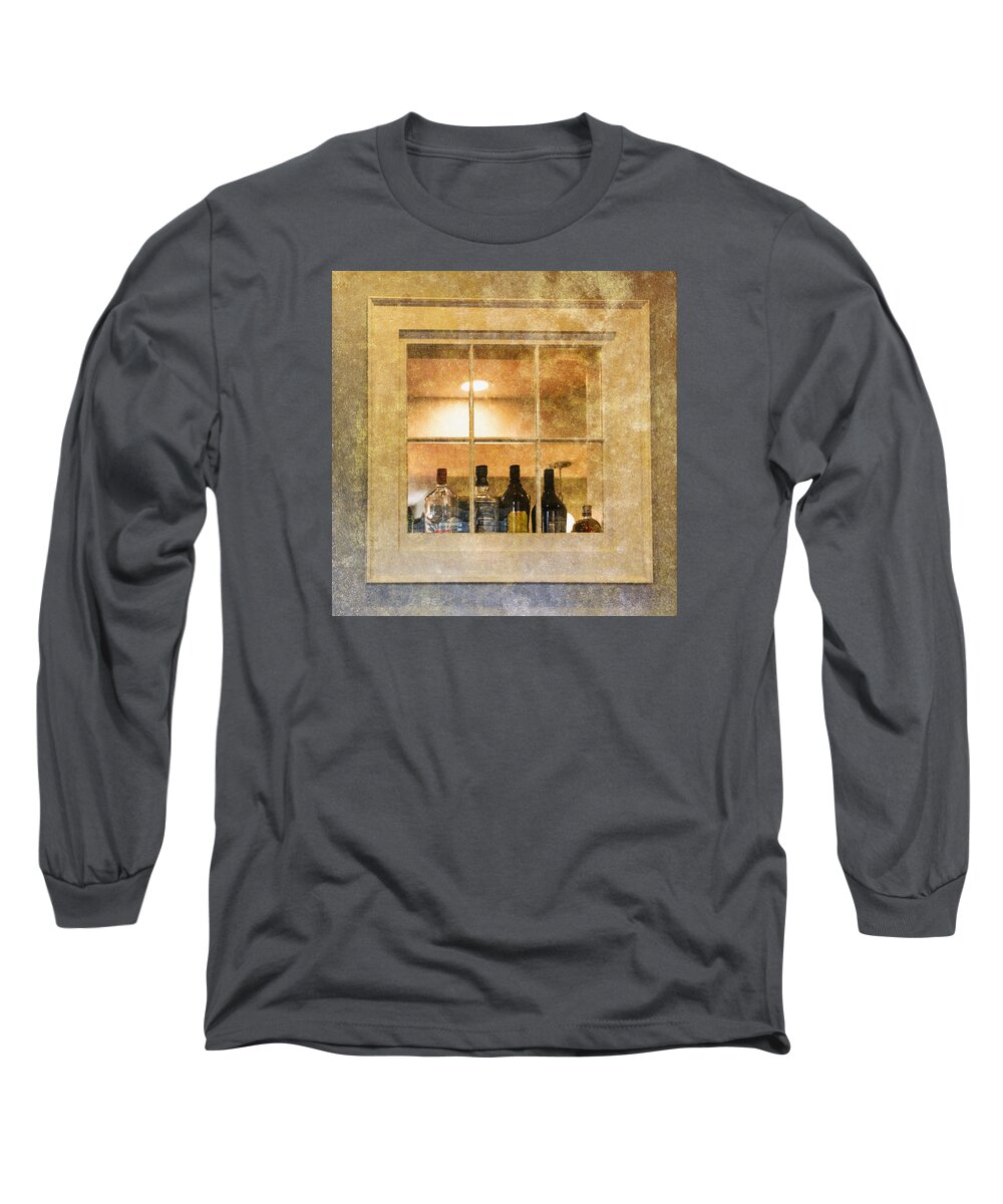 Wilmington Vermont Long Sleeve T-Shirt featuring the photograph Restaurant Window by Tom Singleton
