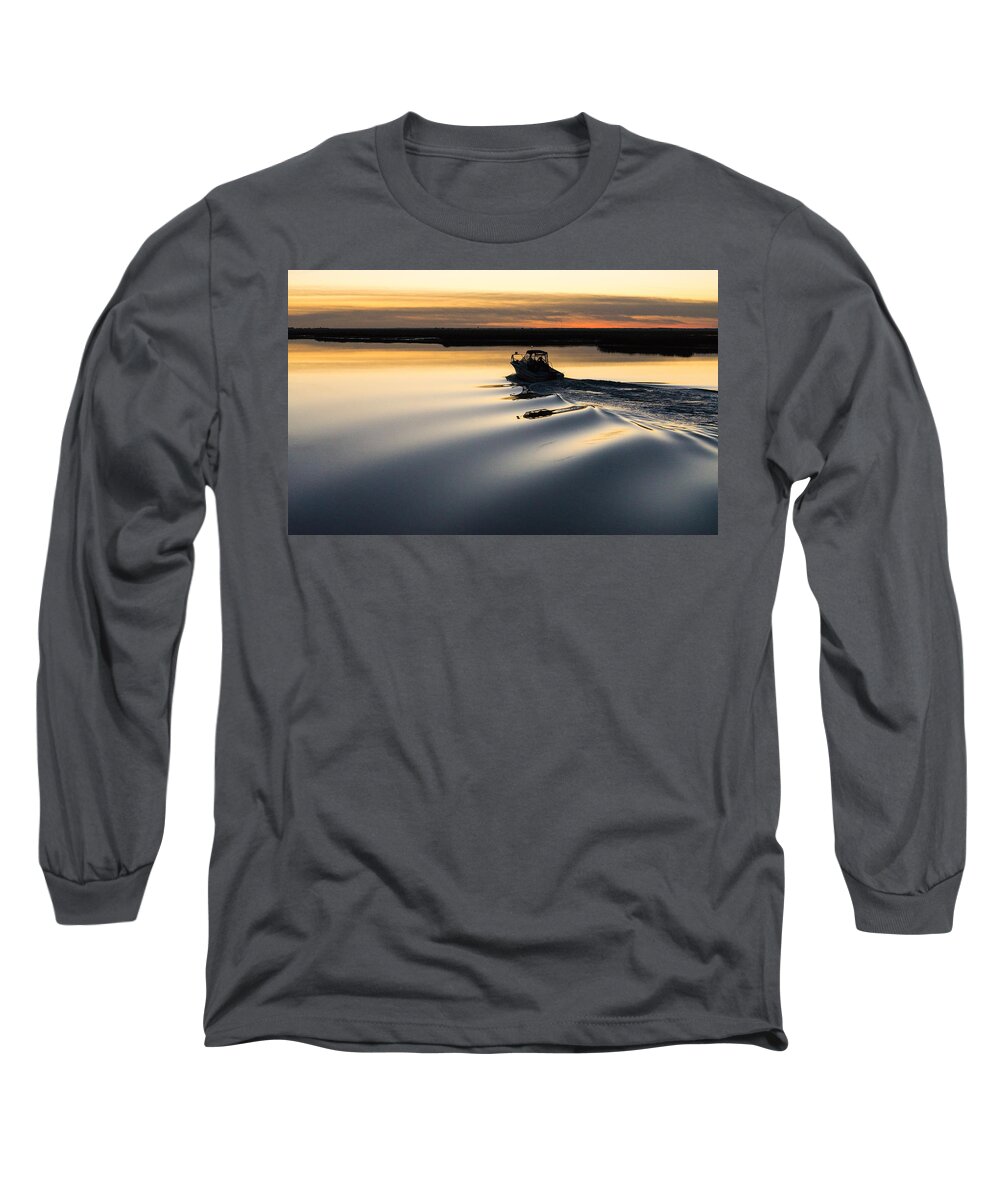 New Jersey Long Sleeve T-Shirt featuring the photograph Ripples by Kristopher Schoenleber