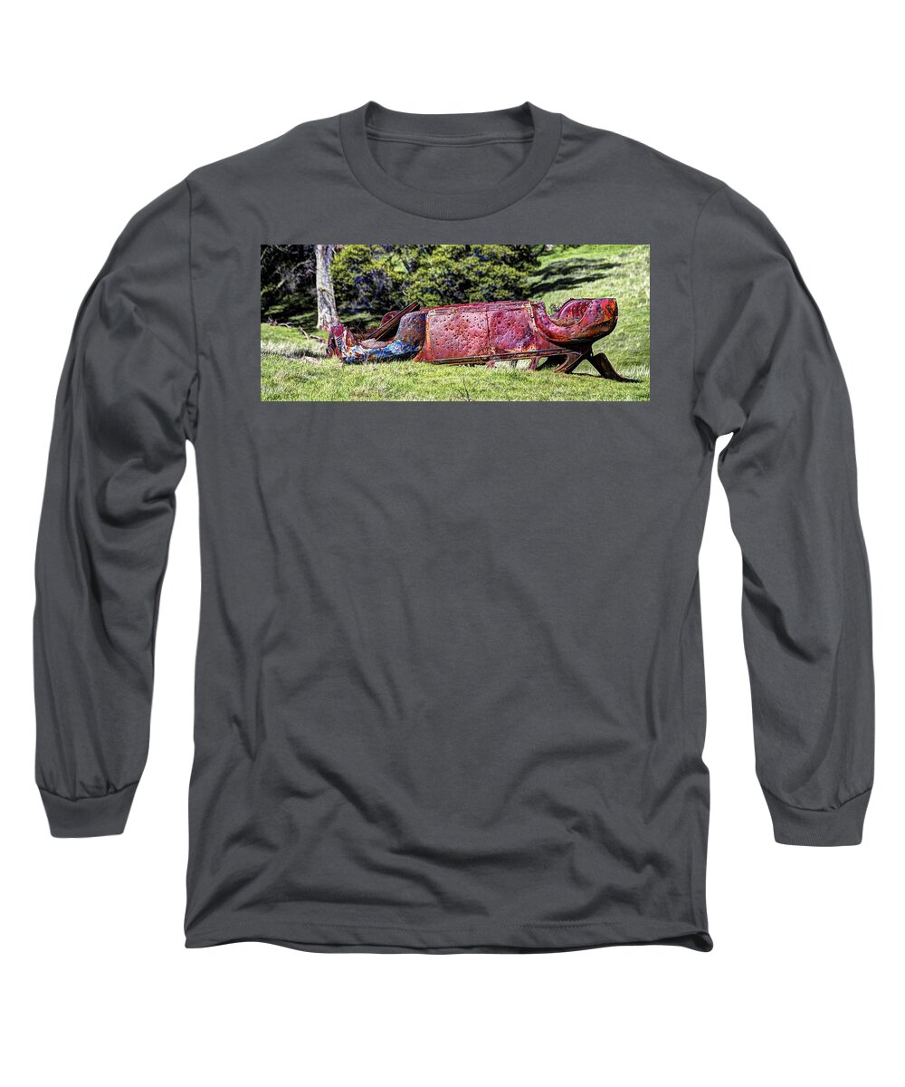  Long Sleeve T-Shirt featuring the photograph Rusty and Forgotten by Wendy Carrington