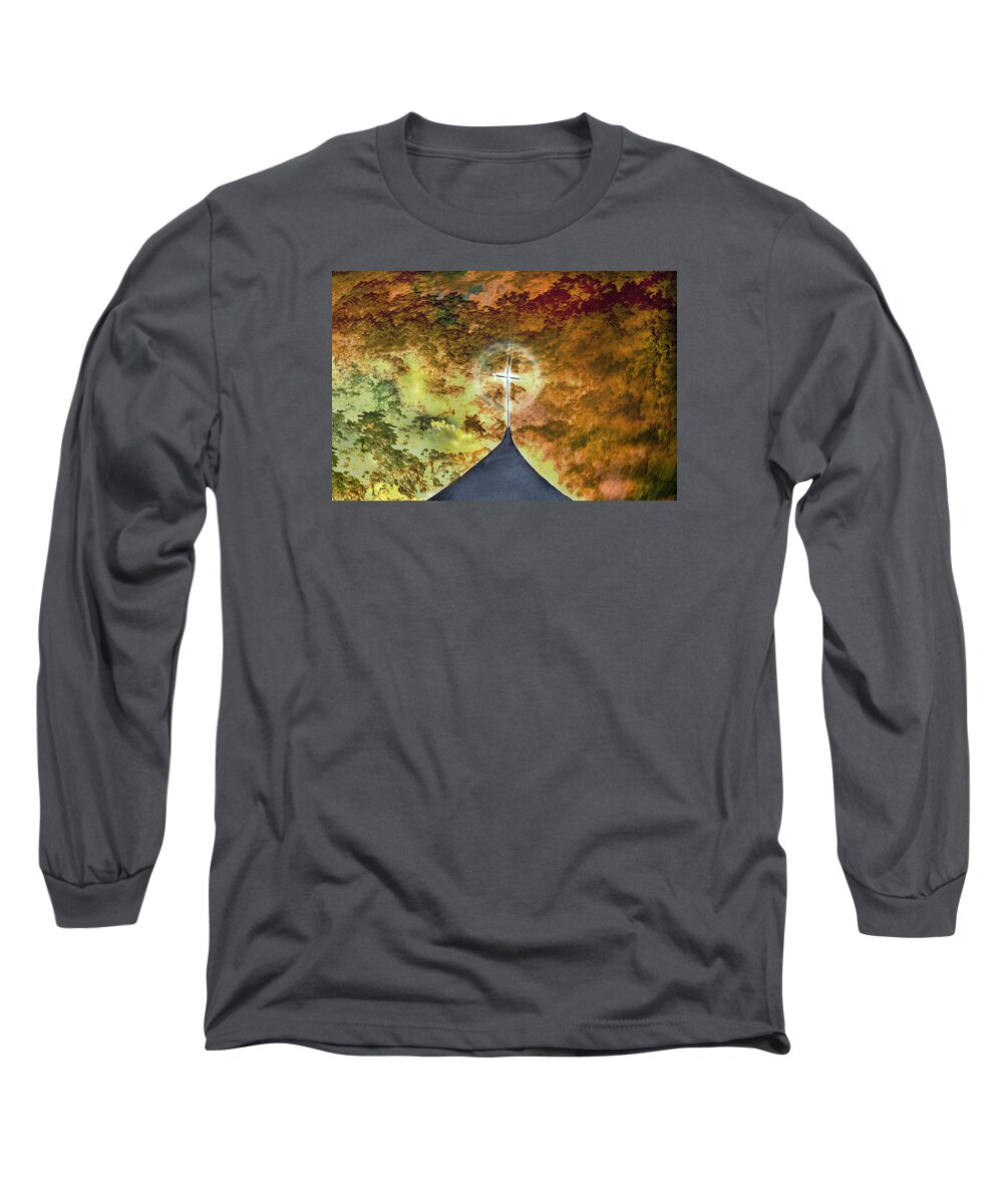 Fire Long Sleeve T-Shirt featuring the photograph Safe Haven by David Yocum