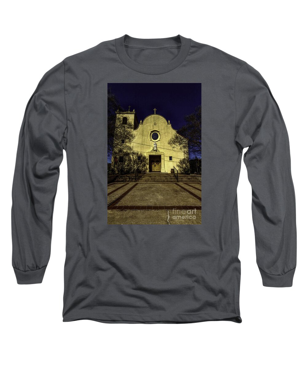 Church Long Sleeve T-Shirt featuring the photograph Saint Johns by Ken Frischkorn