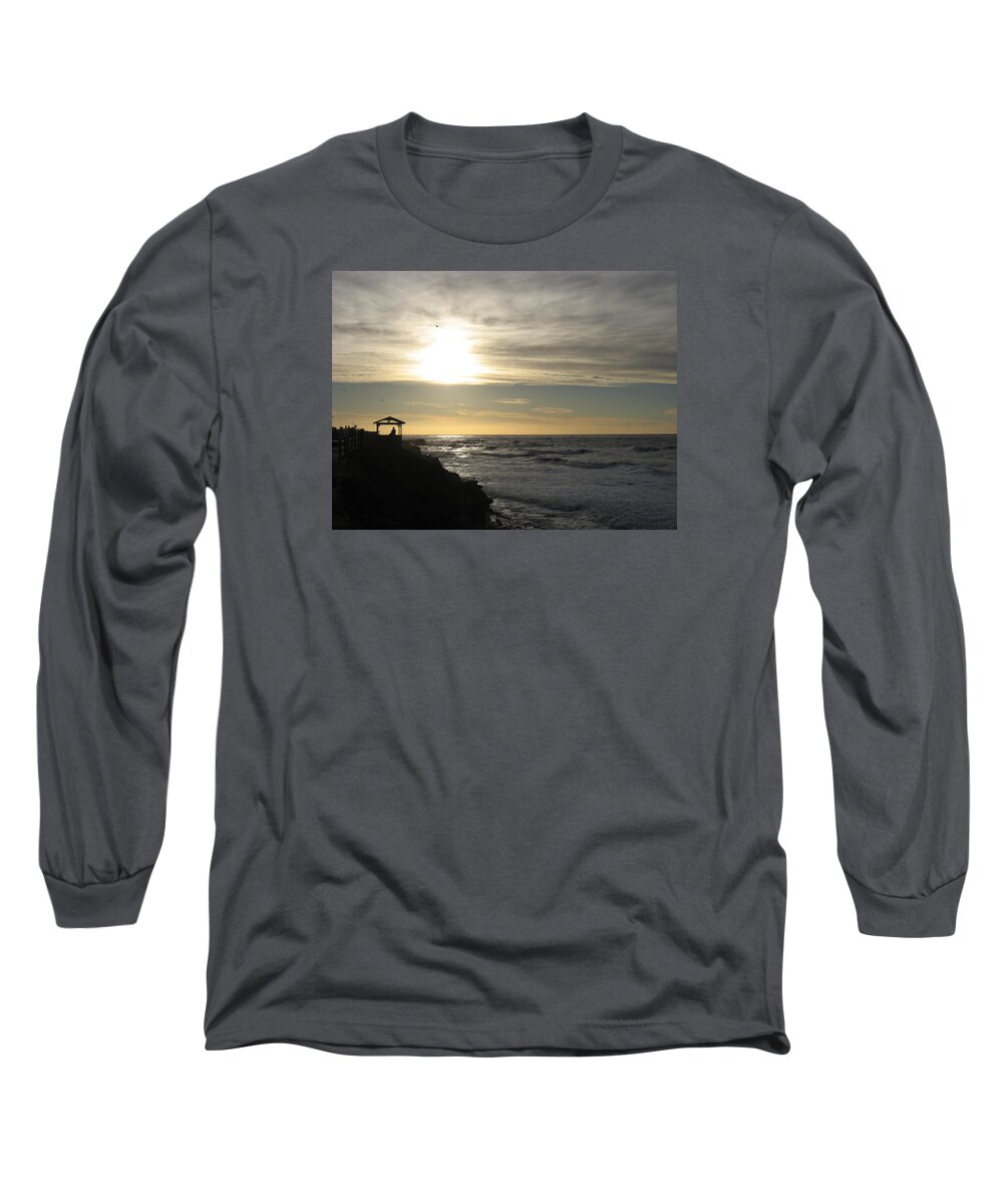  Long Sleeve T-Shirt featuring the photograph San Diego sunset by Icy Li