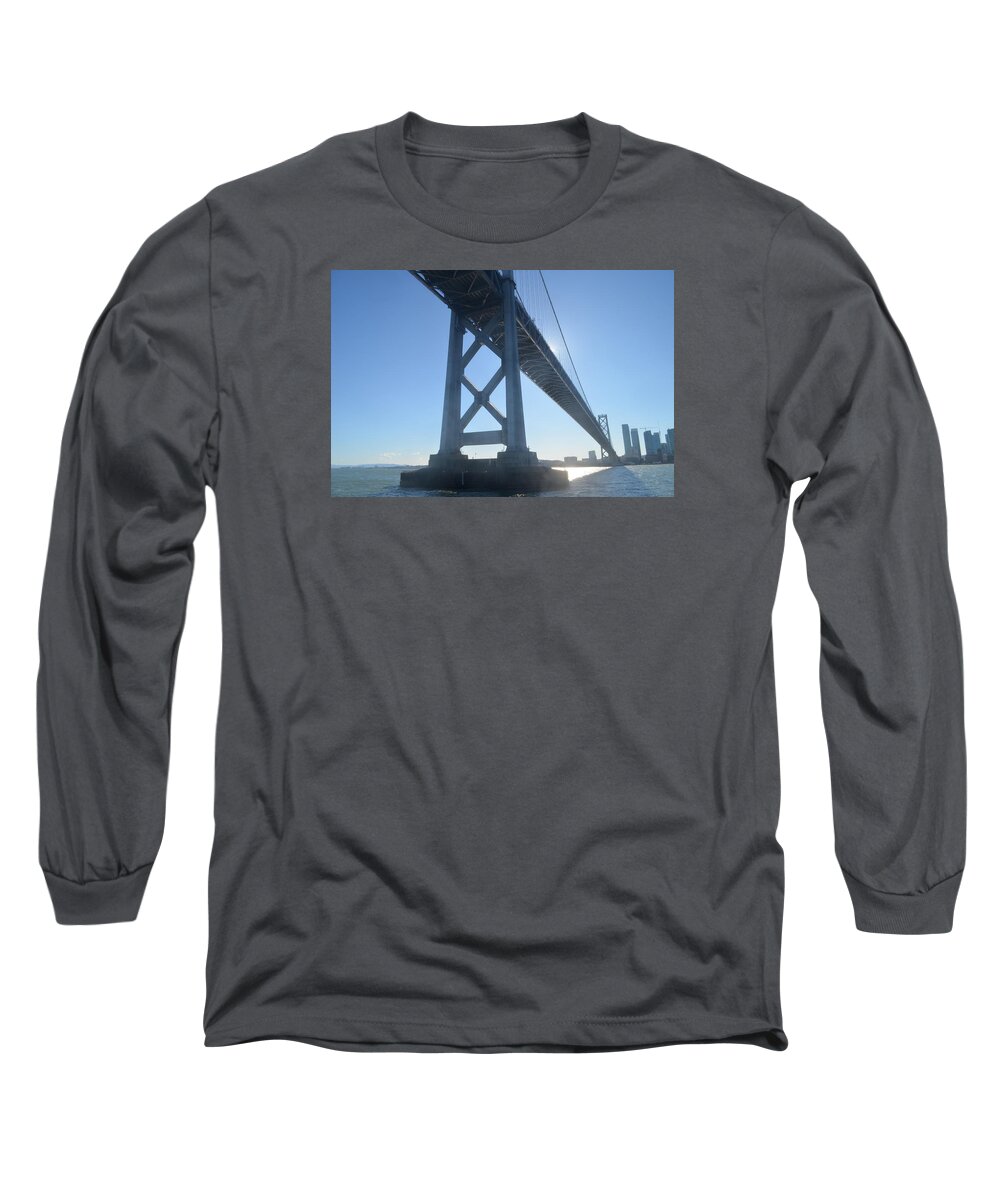 Bridge Long Sleeve T-Shirt featuring the photograph San Francisco by Maggie Logue