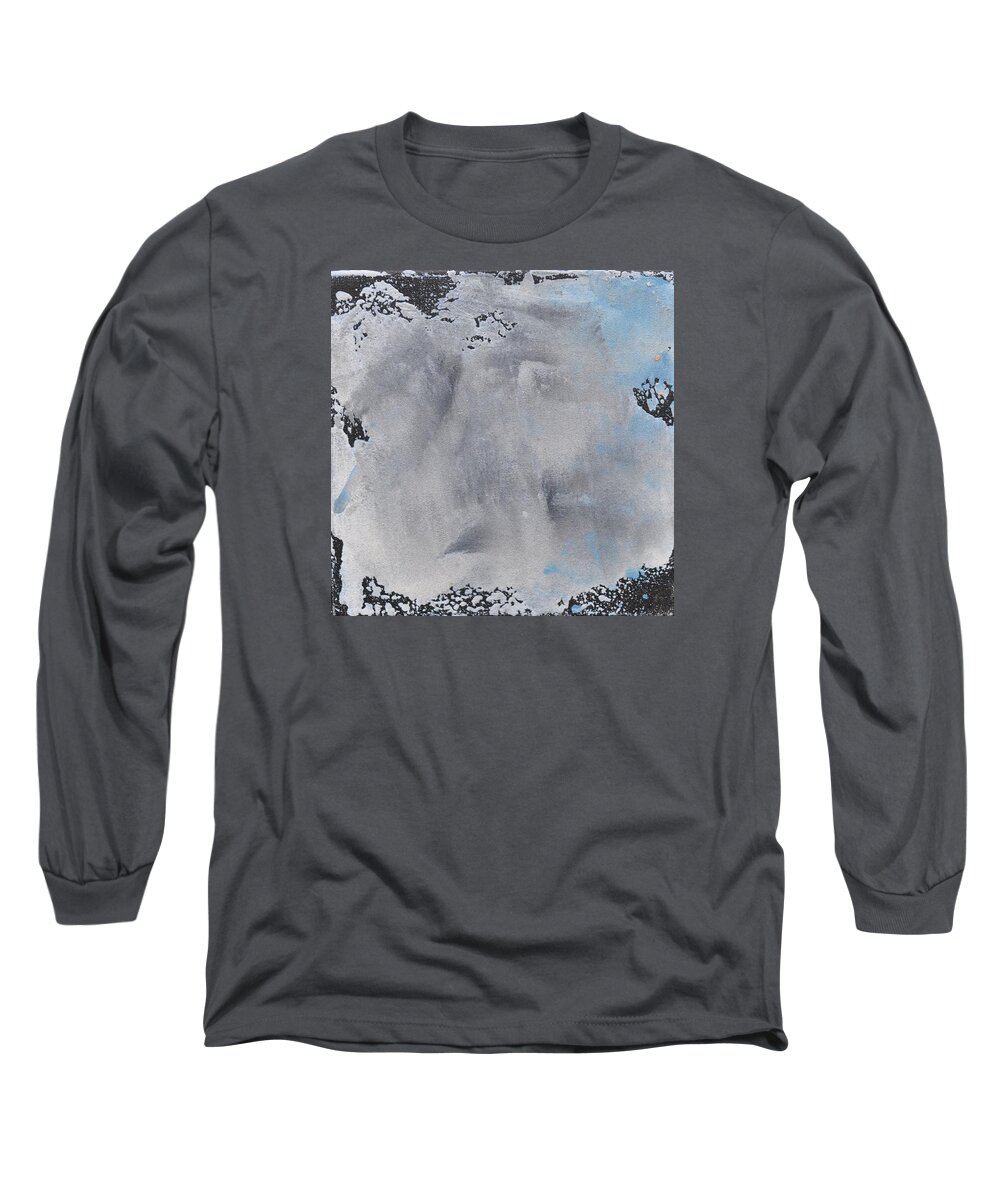 Abstract Long Sleeve T-Shirt featuring the painting Sand Tile 214141 by Eduard Meinema