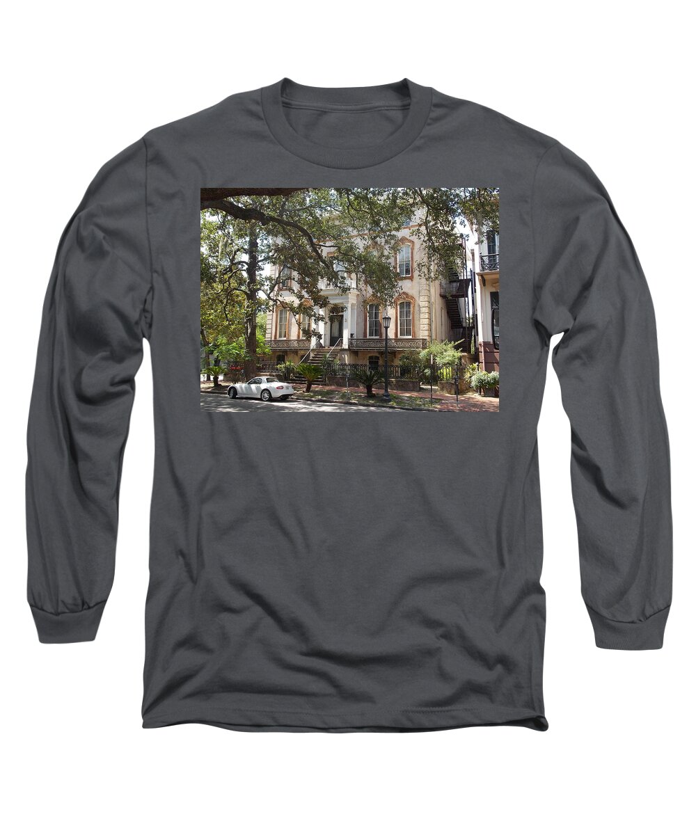 Savannah Long Sleeve T-Shirt featuring the photograph Savannah Southern Style by Matthew Seufer