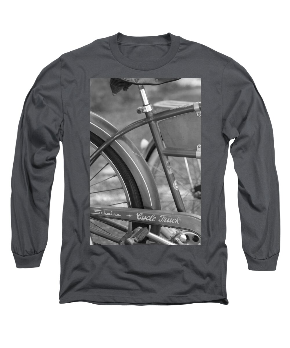Schwinn Long Sleeve T-Shirt featuring the photograph Schwinn Cycle Truck by Lauri Novak
