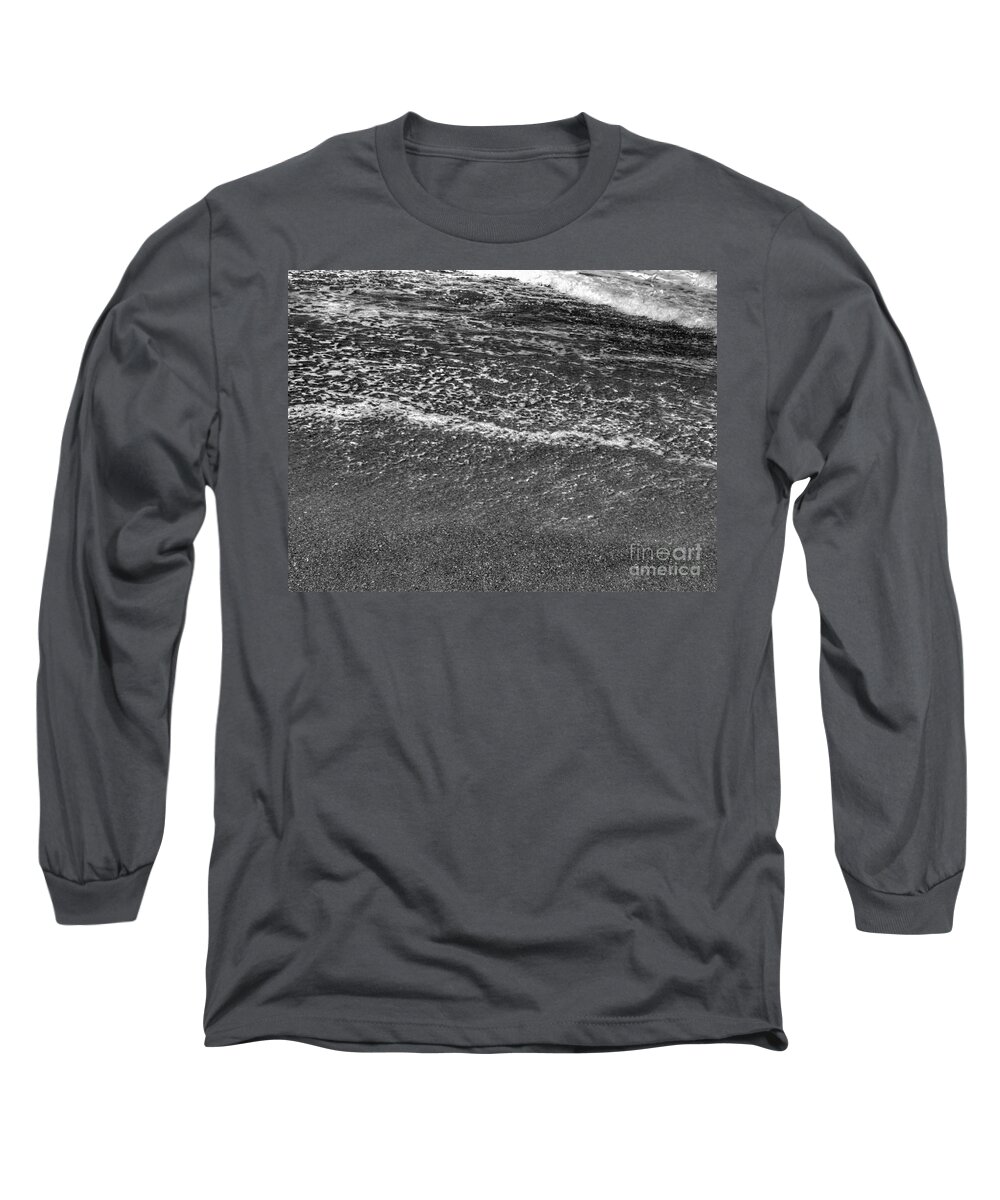 Sea Long Sleeve T-Shirt featuring the photograph Sea Foam by Christopher Lotito