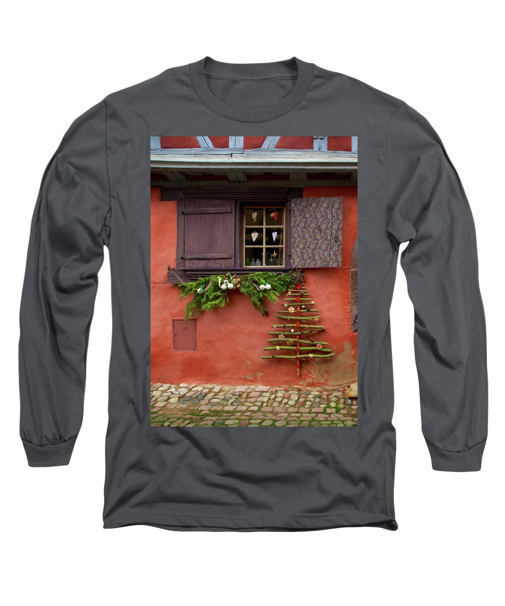 Holiday Long Sleeve T-Shirt featuring the photograph Seasons Greetings by Rebekah Zivicki