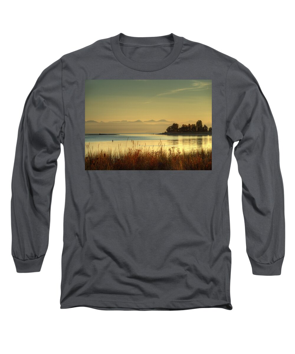 Landscape Long Sleeve T-Shirt featuring the photograph September Morn by Randy Hall