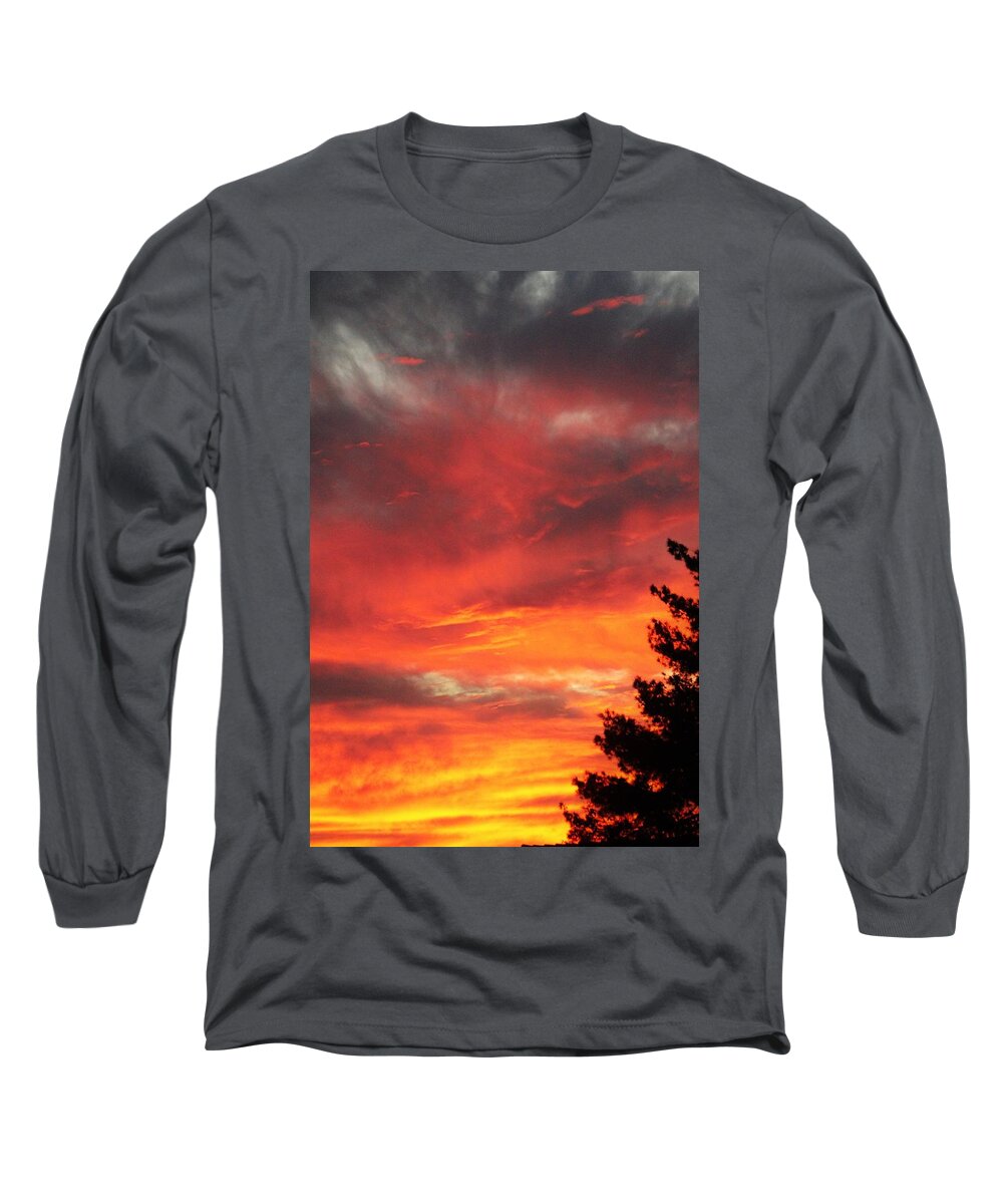 Desertscapes Long Sleeve T-Shirt featuring the photograph Desert Sunburst by John Glass