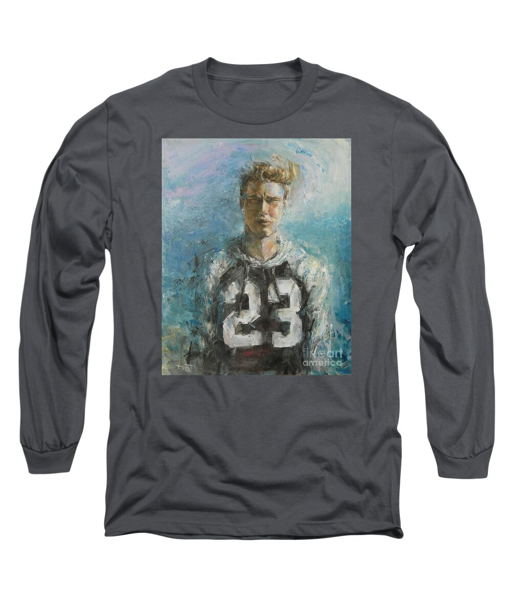 Free Long Sleeve T-Shirt featuring the painting Set Free by Dan Campbell