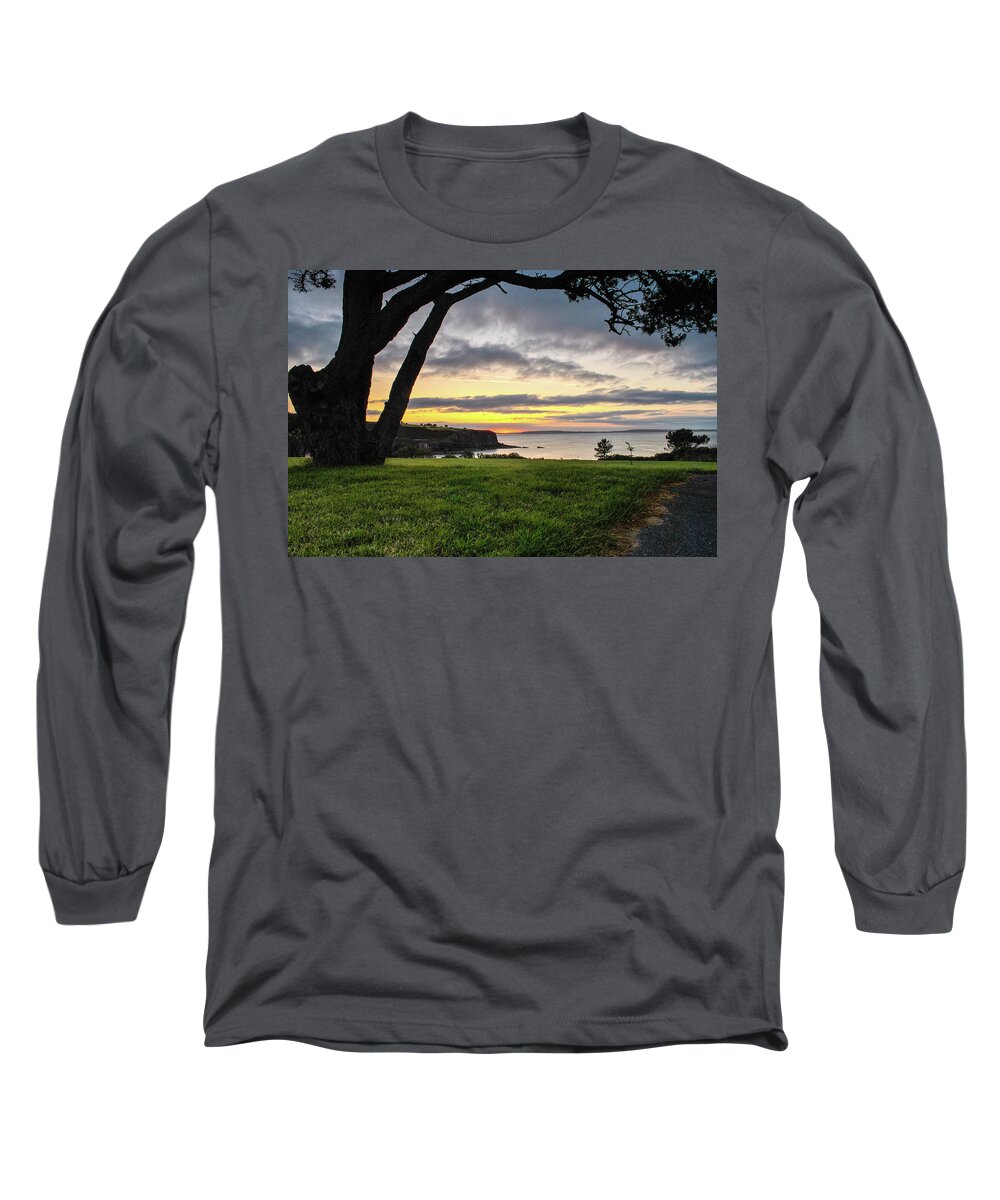 Landscape Long Sleeve T-Shirt featuring the photograph Shaded Sunrise by Joe Ormonde
